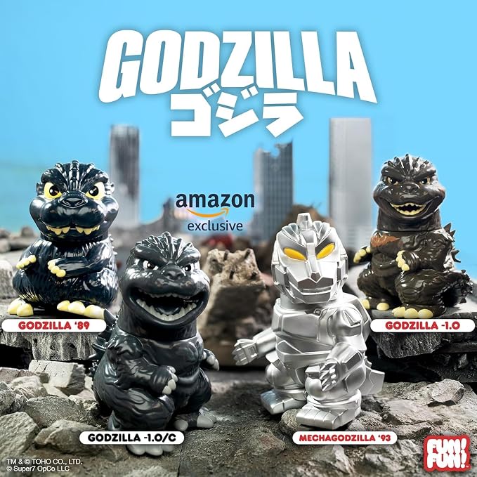 Super7 Fun! Fun! Toho Godzilla Minus One Vinyl Figure - 5" Toho Godzilla Action Figure Kaiju - Classic Movie Monster Fans Collectibles & Retro Toys – Movie Model for Collectors & Display Figurine
