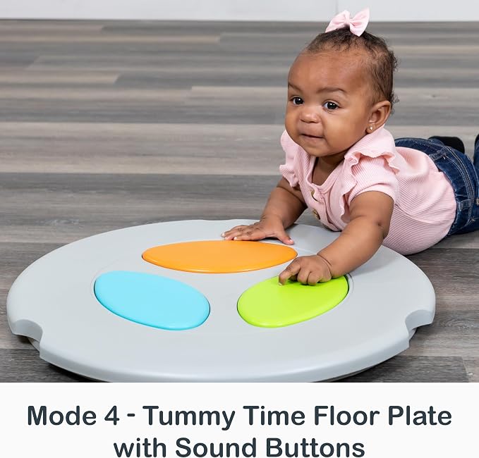 Smart Steps Bounce N’ Dance 4-in-1 Activity Center Walker, Hexagon Dots