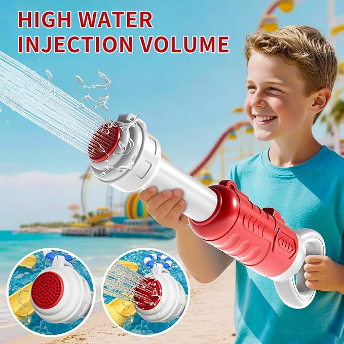 Water Guns for Kids, 6 PCS Squirt Guns Water Blaster Set, Water Squirter Blaster Pool Toys for Kids Toddlers Boys Girls 4-8, 6-8-10-12,Shooter Swimming Pool Party Outdoor Beach Sand Play Game Toys