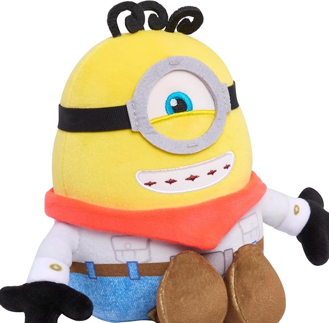 Illumination Minions & Monsters James Squooshy Plush Toy | Soft Squishy Plush, 7-Inch, Stuffed Animal, Sensory Fidget Toy with Bean Fill, Kids Gift, Ages 3+