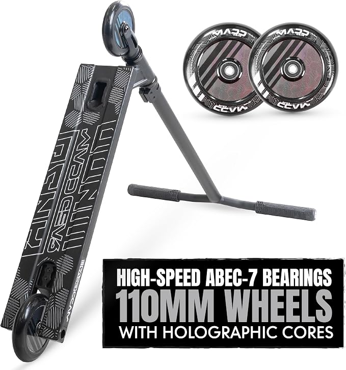 Pro Trick Stunt Scooter for Kids Ages 8-12 – Lightweight Durable 2 Wheel Freestyle Scooter for Skatepark and Street – Easy Assembly – Madd Gear MG3