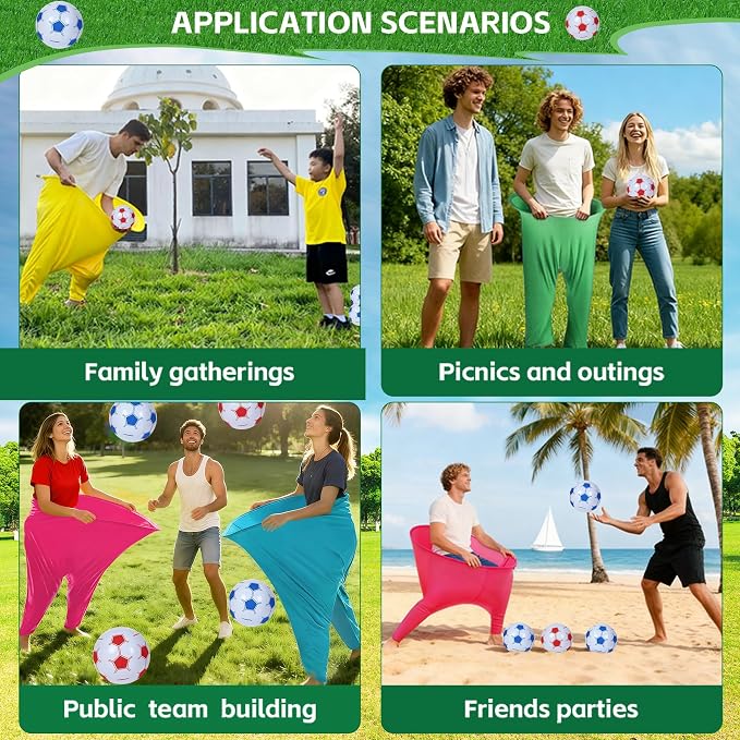 Granny Pants Yard Game, Granny Pants Outdoor Party Game Granny Pants Outdoor Game with Bouncy Balls and Pump Fun Family Reunion & Adult Yard Games for Groups