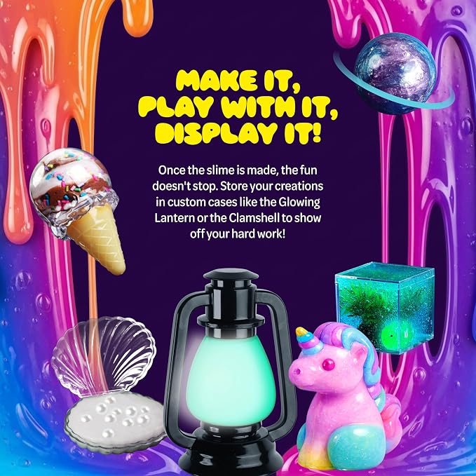 Slime Kit for Girls Ages 8-12 - All-in-One DIY Slime Making Kit, Galaxy Unicorn Glow-in-the-Dark Slime Set, Birthday Gift for Tween Girls 8 9 10 11 12