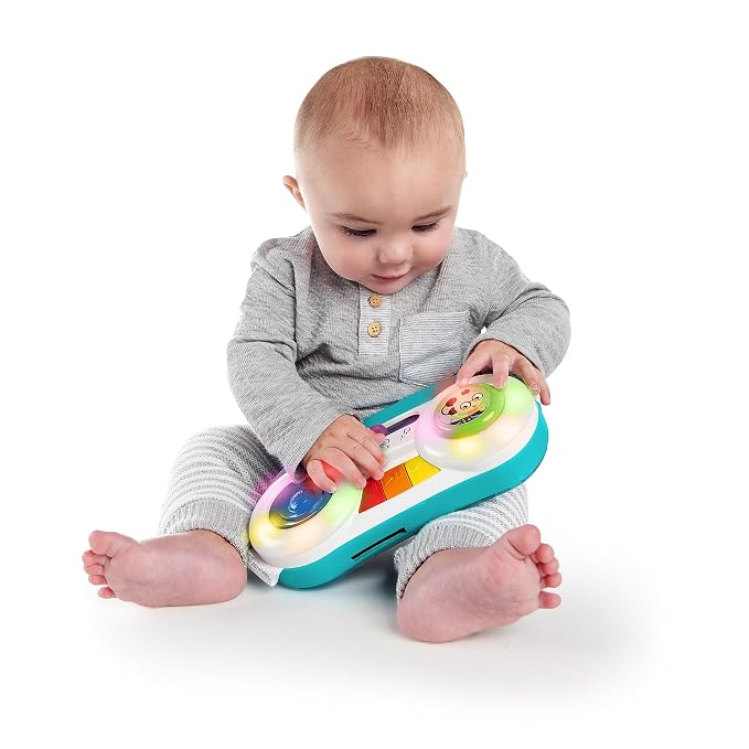 Baby Einstein Toddler Jams Lights and Music Toy, On-The-Go Toddler Toy, 30+ Melodies and Sounds, 12 Months+