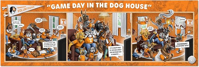 YouTheFan NCAA Game Day in The Dog House - 1000pc Puzzle