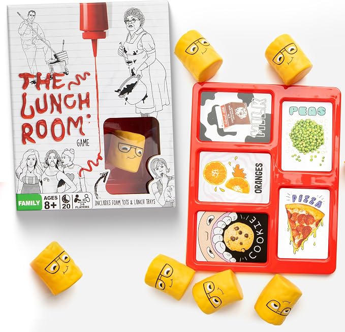 The Lunch Room Family Card Game – Fast Paced Food Fight Party Game for Kids & Adults, Fun for 3–6 Players, Easy to Learn for Family Game Night, 10-15 Minute Play Time | Board Games for Kids 8-12