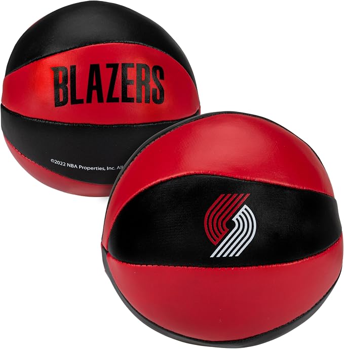 Franklin Sports NBA Toy Basketballs - 2 Pack of Kids Soft Mini Basketballs for Over The Door + Indoor Hoops - NBA Fan Shop