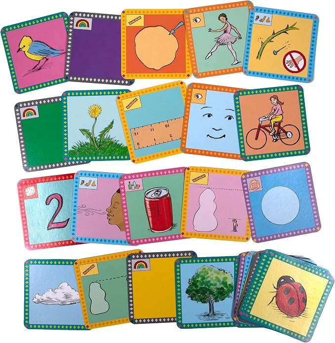 eeBoo Scavenger Hunt Outdoors Game, 50 Cards, Ages 3+