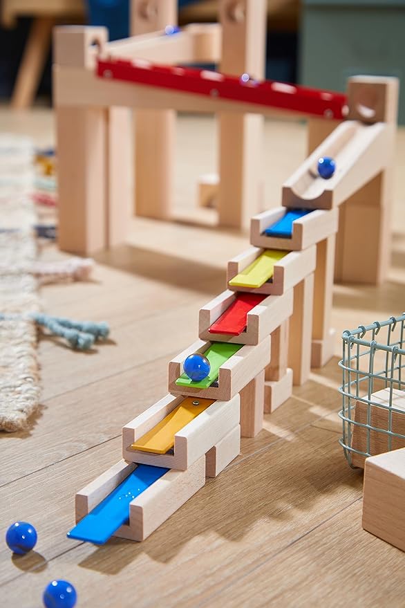HABA Melodious Building Bricks - Wooden Marble Run Accessory