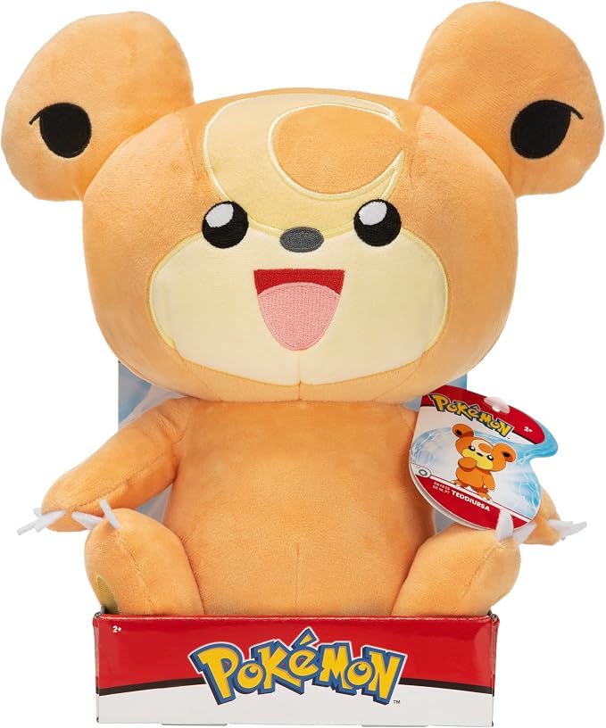 Pokemon Teddiursa Plush - 12-Inch Pokemon Plush - Authentic Details - Toys for Kids