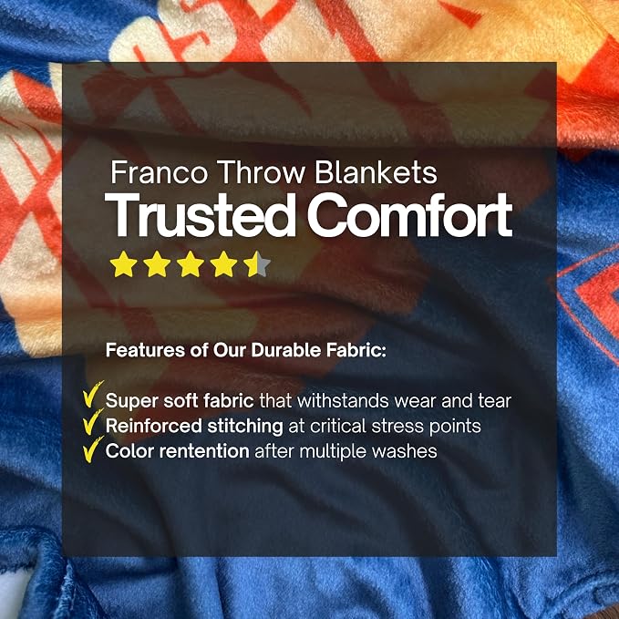 Minions & Monsters Movie Throw Blanket, Soft Cozy Decorative Blanket for Couch or Bed (Officially Licensed Product) By Franco