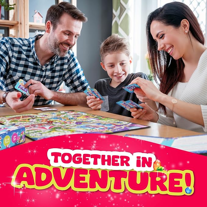 Number Park - Addition & Subtraction Math Board Game for Kids Ages 5-8 - Fun Educational Learning Game for Kindergarten & Up - 1 to 4 Players