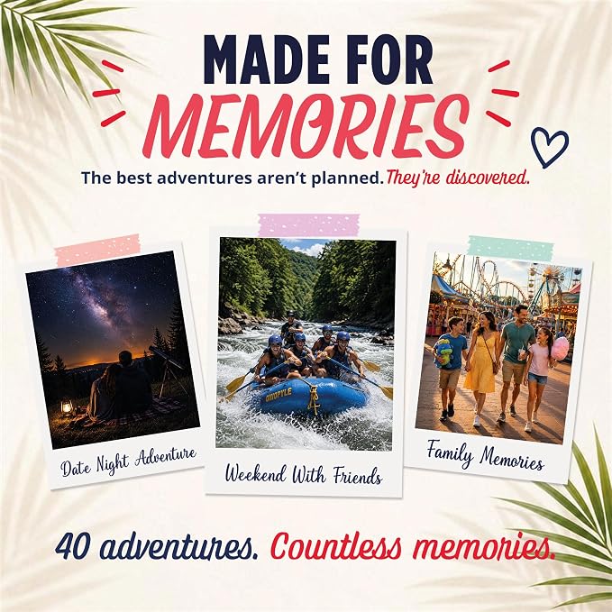 Pennsylvania Bucket List Scratch Off Cards - 40 Adventure Bucket List Cards with Region Split Map, Hidden Gems, Scenic Escapes & Local Favorites - Travel Gift for Couples, Families, Friends & Tourists