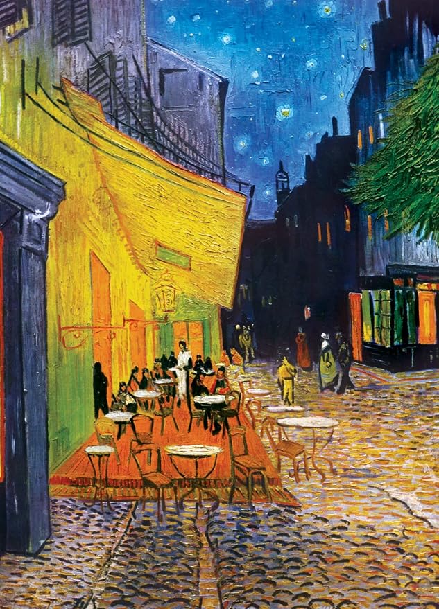 MasterPieces 1000 Piece Jigsaw Puzzle for Adults, Family, Or Youth - Café Terrace at Night - 19.25"x26.75"