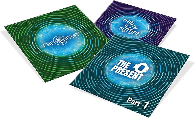 Escape Room The Game, Family Edition - with 3 Exciting Time Travel Games | Solve The Mystery Board Game for Family, Kids & Teens (English Version)