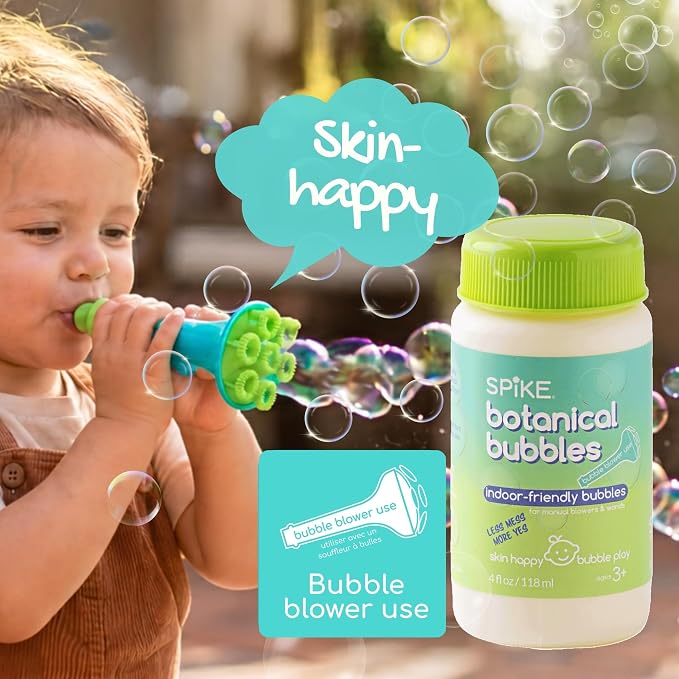 Innobaby Spike Mess Free Botanical Bubble Solution 4oz Refills / 2 Pack