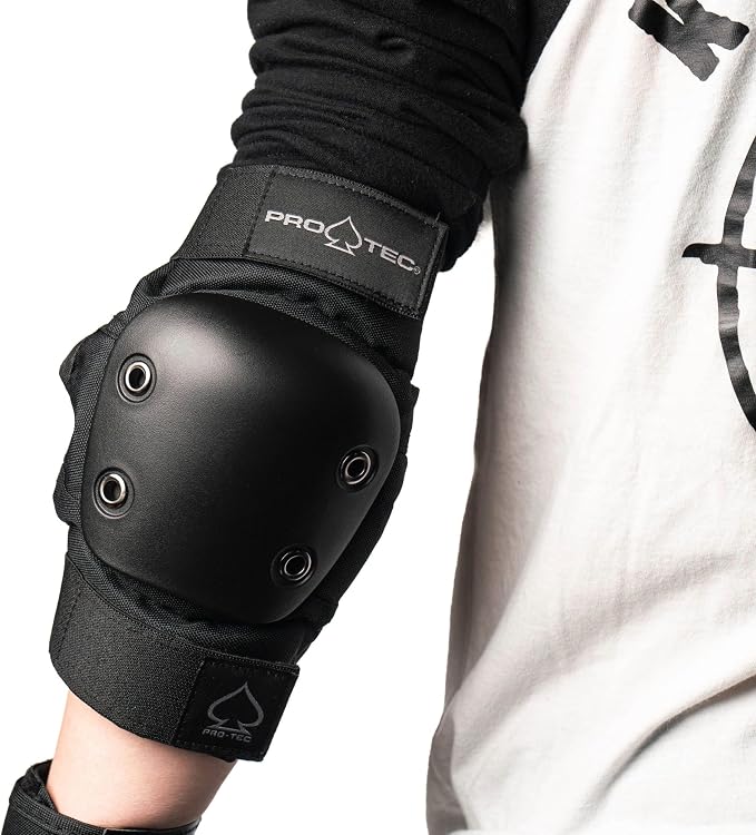 Pro-Tec Street 3-Pack Pad Set - Protective Gear for Skateboarding, Roller Skating, Scooter, Bicycling