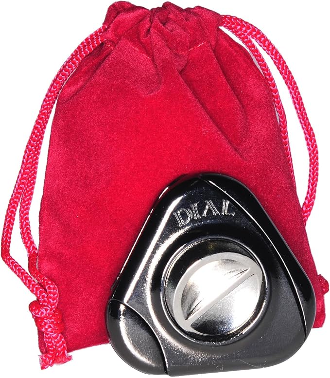 DIAL Hanayama Cast Metal Brain Teaser Puzzle New 2017 Release Level 5 Difficulty Rating Bonus Red Velveteen Drawstring Pouch Bundled Items
