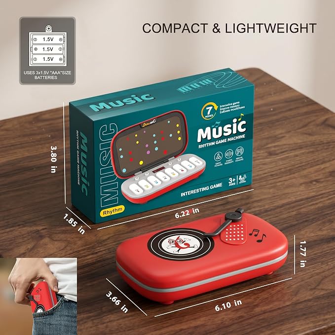 Kids Piano Keyboard Toy for Toddlers Age 3-6, Light Up Musical Learning Toy with LED Screen, Interactive Dual Style Retro & Rainbow Backlit Keyboard, Educational Music Toy, Birthday Gift for Kids
