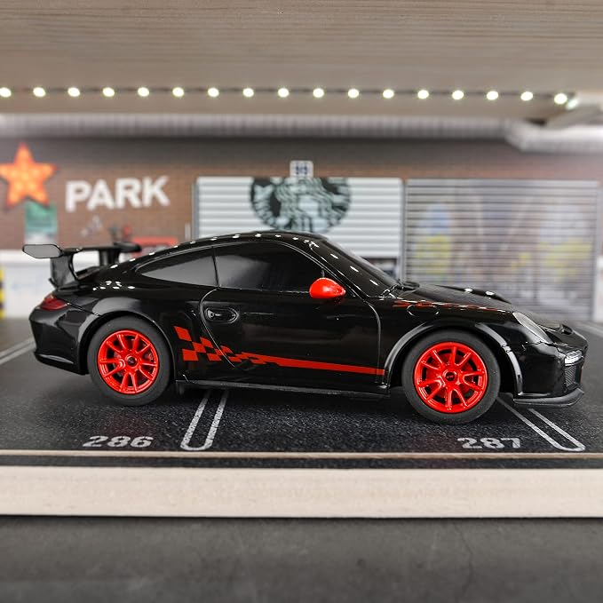 BEZGAR Porsche Remote Control Car, 1:24 Scale Officially Licensed Porsche 911 GT3 RS Toy Car, 2.4GHz Hobby Grade Model Vehicle for Boys Girls Teens Adults Age 4-7 8-12