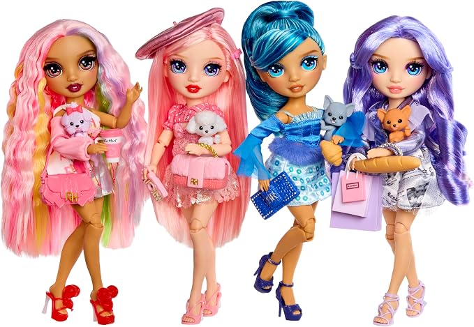Rainbow High Pretty in Paris Fashion - Violet Willow (Purple), Rainbow 11" Fashion Doll with Outfit, Stylish Handbag, Girls Toy Gift for Kids Ages 4-12 Years