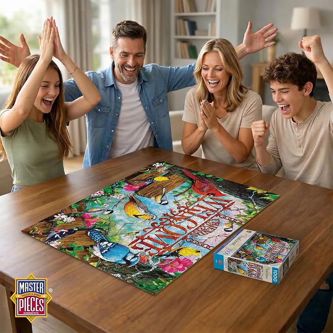 MasterPieces 1000 Piece Jigsaw Puzzle for Adults, Family, Or Youth - Perched - 19.25"x26.75"