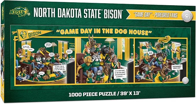 YouTheFan NCAA Game Day in The Dog House - 1000pc Puzzle