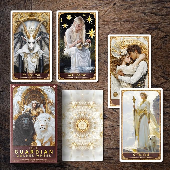 Sacred Tarot Card, Beginner and Expert Original Tarot Electronic Guide，Original and Beautiful Everyday Witch Decks, Divination Tools for All Skill Levels.