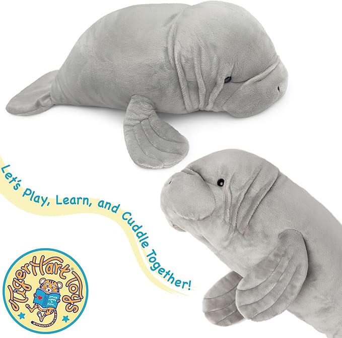 TigerHart Morgan The Manatee - 21 Inch Stuffed Animal Plush (New Edition)