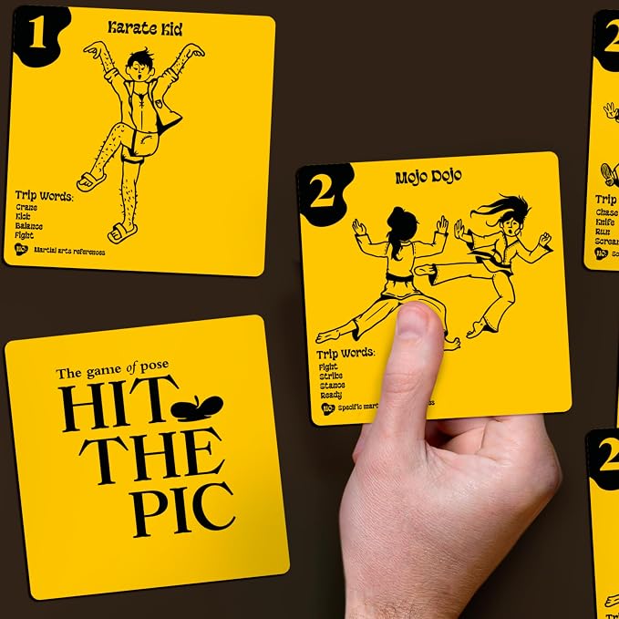 Hit The Pic Party Game - Match The Pose in Fast-Paced Team Play Using Improv and Movement, Perfect for Groups and Family Game Nights - Ages 12+, 2+ Players, 30 Minute Playtime, Made by Fitz