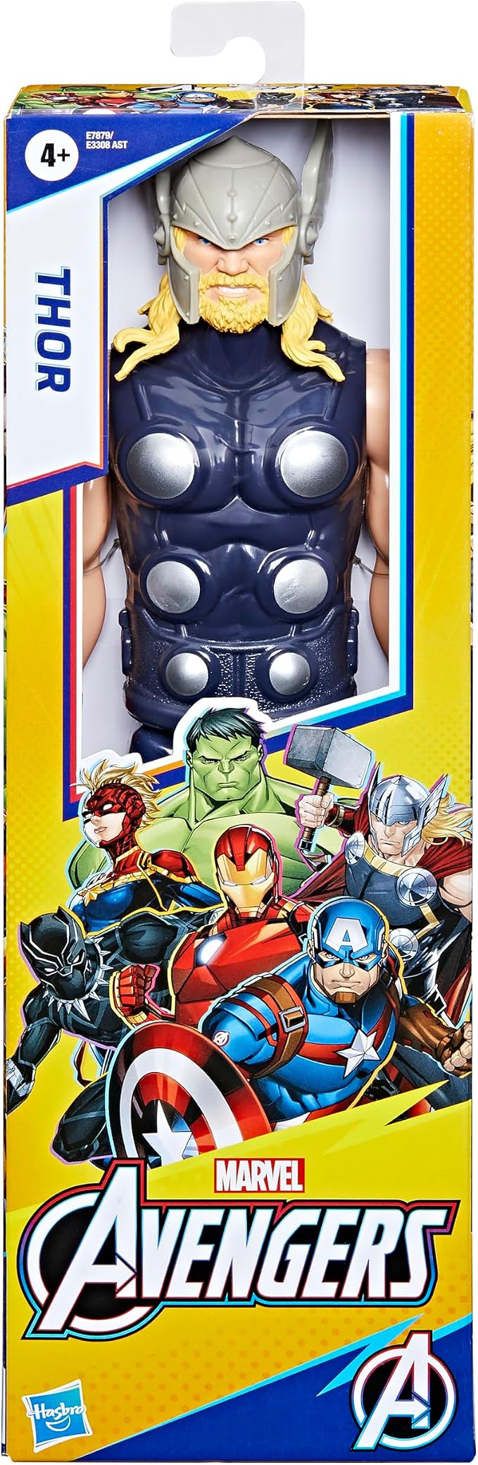 Marvel Avengers Titan Hero Series - 12" Thor Action Figure for Superheroes Role Play, Toys Avengers Action Heroes, Boys and Girls Ages 4 and Up