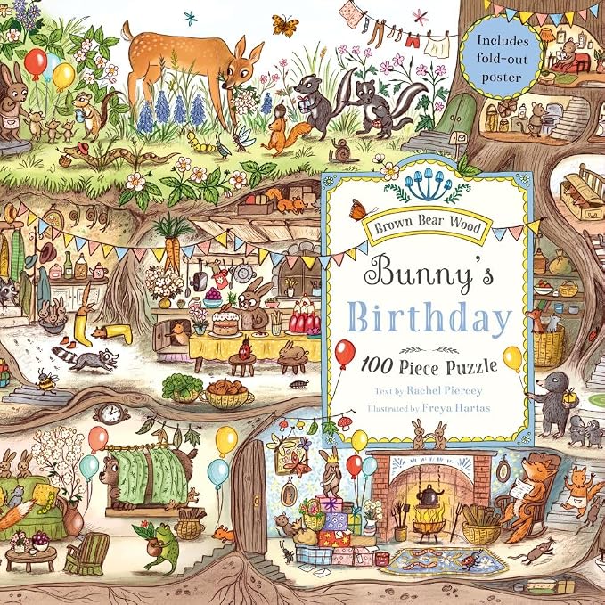 Bunny's Birthday Puzzle: A Magical Woodland 100 Piece Puzzle
