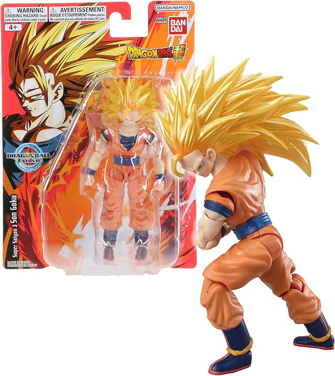 Bandai - Dragon Ball Super - Evolve - 5" Super Saiyan 3 Son Goku Action Figure