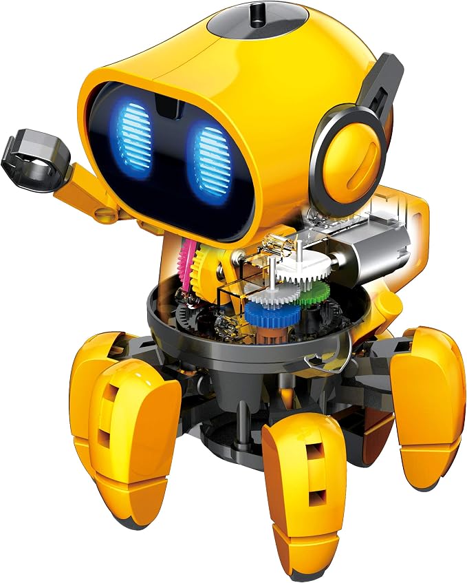 Elenco Teach Tech “Zivko The Robot”, Interactive A/I Capable Robot with Infrared Sensor, STEM Learning Toys for Kids 10+, includes Assembly Parts