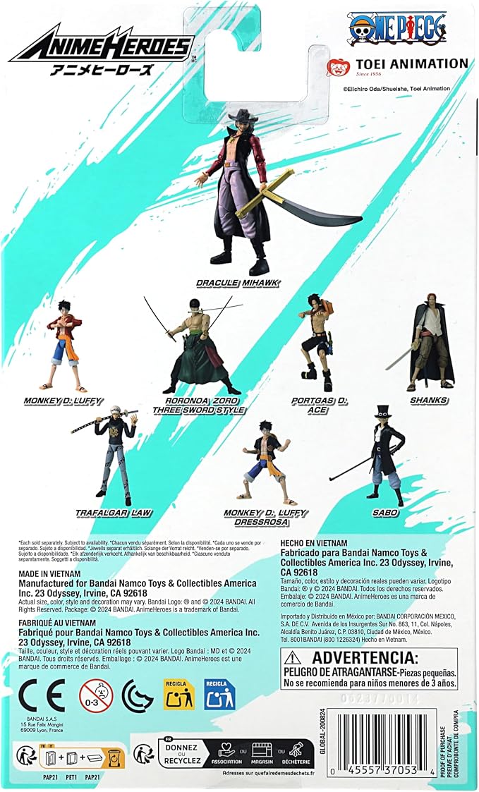 ANIME HEROES - One Piece - Dracule Mihawk Action Figure