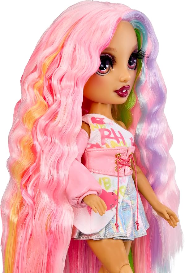 Rainbow High Pretty in Paris Fashion - Kia Hart (Soft Pink), Rainbow 11" Fashion Doll with Outfit, Stylish Handbag, Girls Toy Gift for Kids Ages 4-12 Years