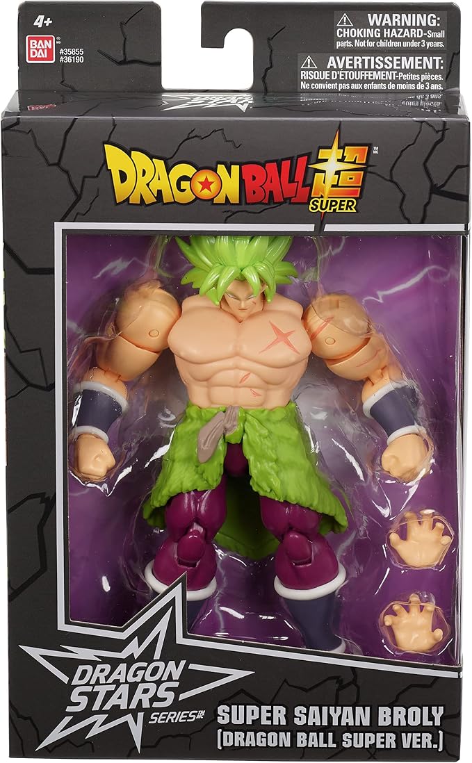 Dragon Stars Series - Dragon Ball Super - Broly Figure (Series 12), 6.5" Action Figure