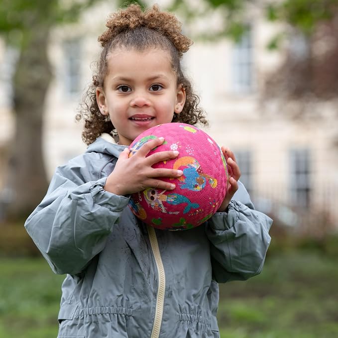 Crocodile Creek Playground Ball - Durable Rubber Ball for Kids Ages 3 and Up - Bouncy Inflatable Ball for Kickball, Indoor Games, and Outdoor Sports - PVC-Free