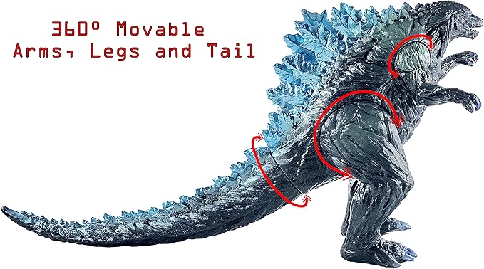 TwCare Set of 2 Mecha Godzilla Earth MechaGodzilla Kiryu Toys, Kaiju Universe Action Figures King of The Monsters Movable Joints Movie Series Soft Vinyl, Travel Bag