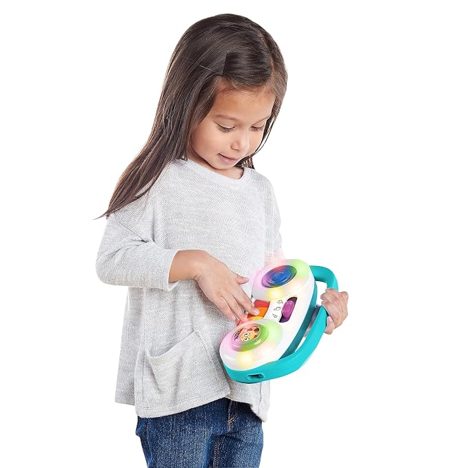 Baby Einstein Toddler Jams Lights and Music Toy, On-The-Go Toddler Toy, 30+ Melodies and Sounds, 12 Months+