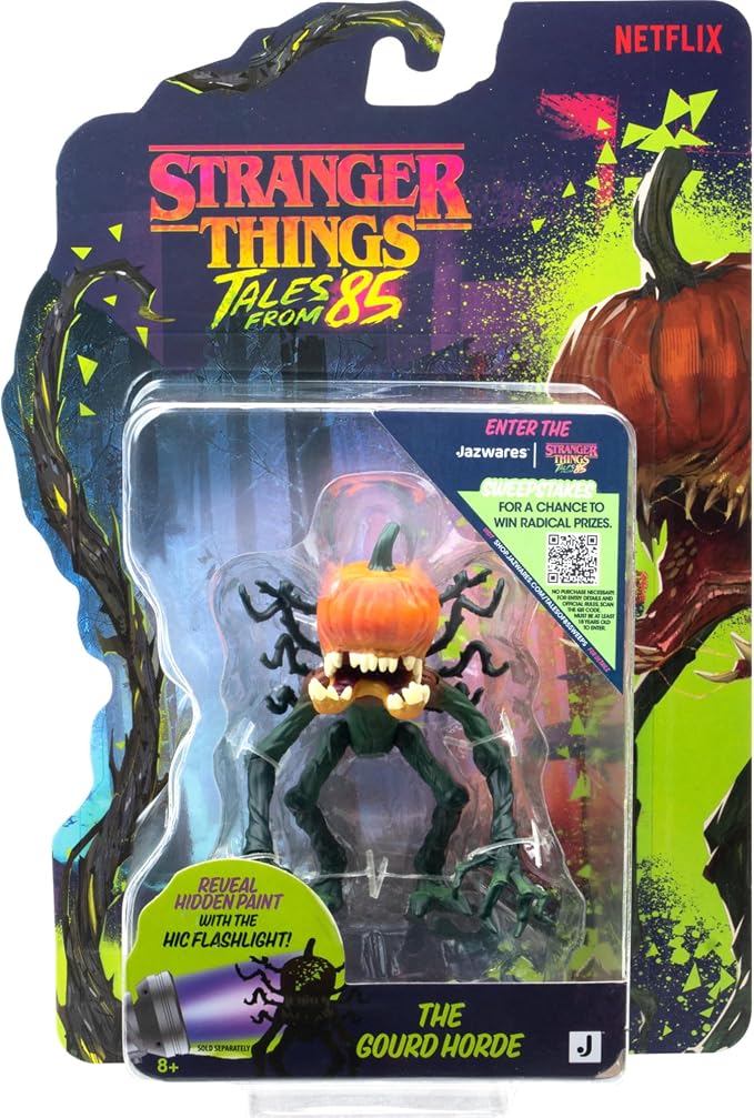 Jazwares Stranger Things: Tales from ‘85 Gourde Horde - 4-Inch Articulated Action Figure with Action Feature
