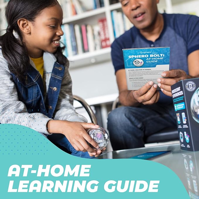 Sphero Bolt Coding Robot Ball, Ages 8+ | Beginner to Advanced Programming, Draw, Blocks, Javascript, or Python, Programmable Sensors & LED Matrix