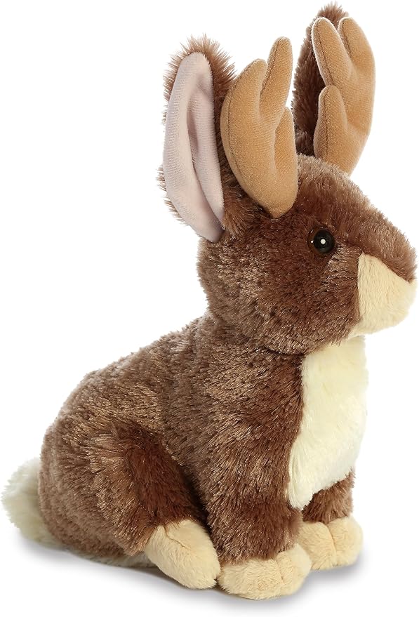 Aurora® Adorable Flopsie™ Jack A Lope Stuffed Animal - Used to Create Imaginative Play Adventures - Perfect for Birthdays, Kids and Adults, All Ages - Brown 11 Inches