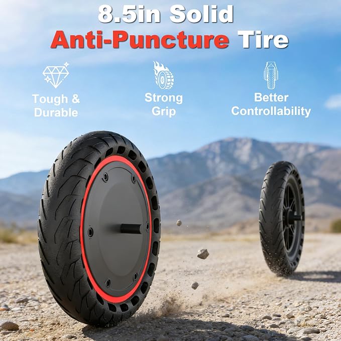 VOLPAM Electric Scooter, 350W/500W/800W/1000W/250W Powerful Motor & 19/22/ 9 MPH Top Speed, 16-28-10 Miles Long Range, Folding E Scooter Choice