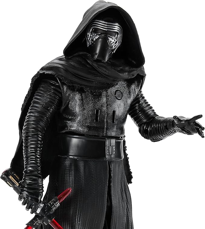 Disney Store Official Kylo Ren Talking Action Figure - 14 Inch Interactive Star Wars Toy with Lightsaber - Articulated Kid Toy with Light & Sound Effects