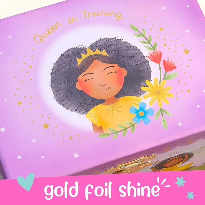 Giggle & Honey® Musical Ballerina Jewelry Box for Girls | Music Boxes for Little Girls | Toddler Jewelry Box for 4 Year Old Kids | Toys for Toddlers | Birthday Gifts for Kids 5, 6, 7, 8, 9 Years
