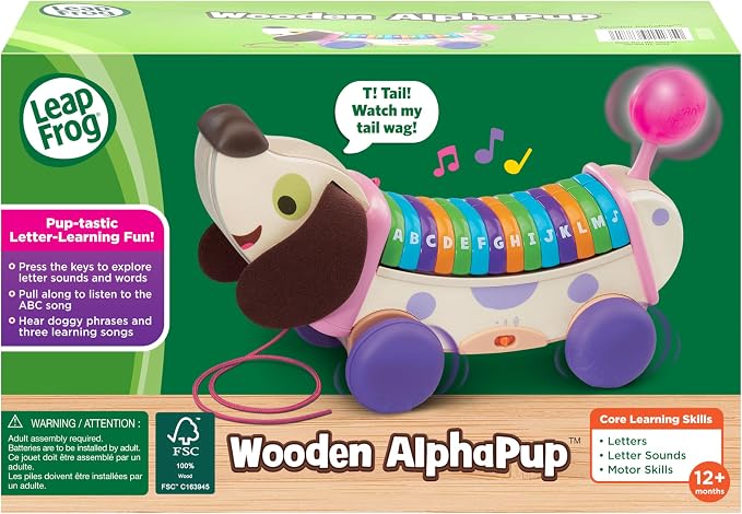LeapFrog Wooden AlphaPup, Purple