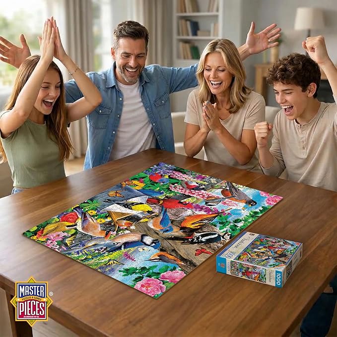 MasterPieces 1000 Piece Jigsaw Puzzle for Adults, Family, Or Youth - Spring Gathering - 19.25"x26.75"