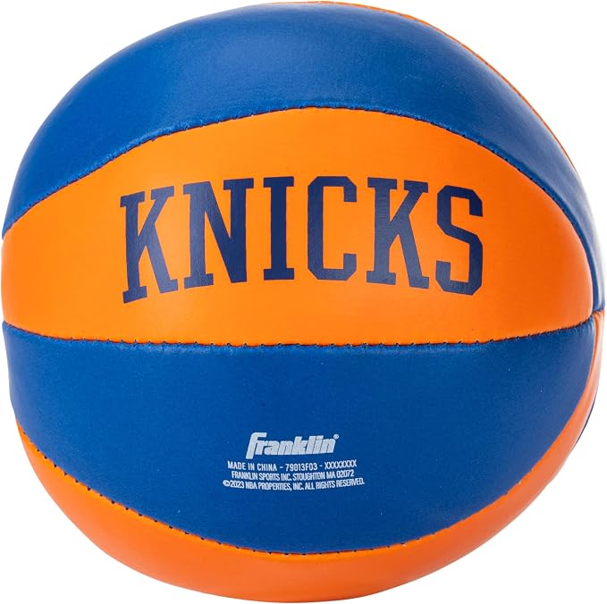 Franklin Sports NBA Toy Basketballs - 2 Pack of Kids Soft Mini Basketballs for Over The Door + Indoor Hoops - NBA Fan Shop