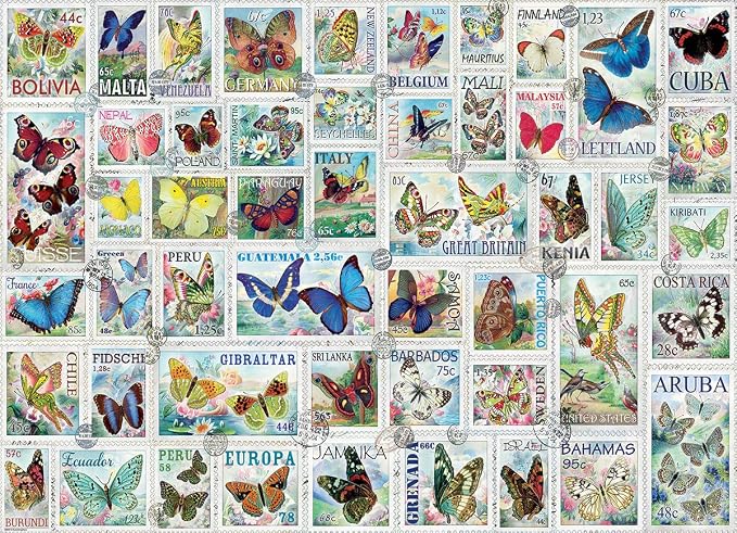 Butterflies - Vintage Stamps